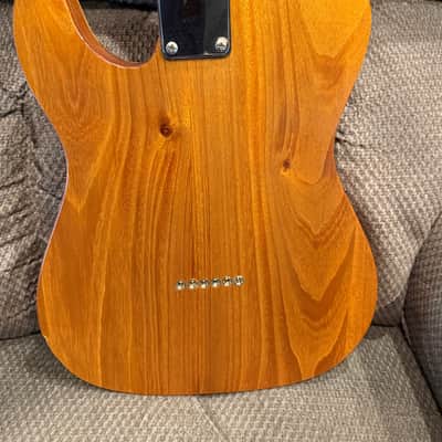 Custom Telecaster AAAA Chevron Koa Top Mahogany Body. Roasted Maple neck image 6