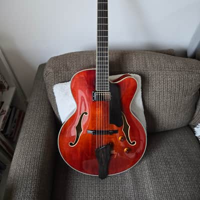 Eastman AR503CE Carved Top Archtop w/upgraded pickup and original case - Free UK Shipping! image 3