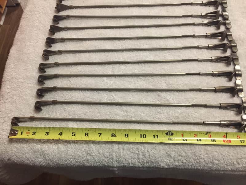 Duplex Bass Drum Tension Rods 1900 - Nickel over Steel image 1