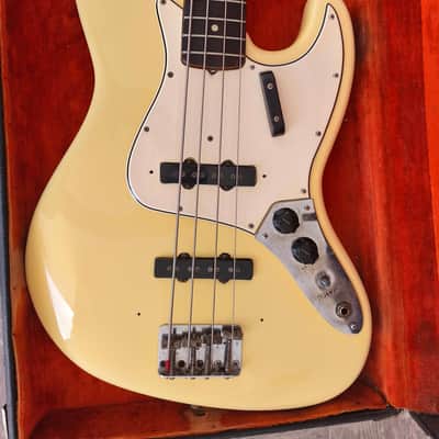 Fender Jazz Bass 1965 Refinish Olympic White ALL ORIGINAL PARTS image 5