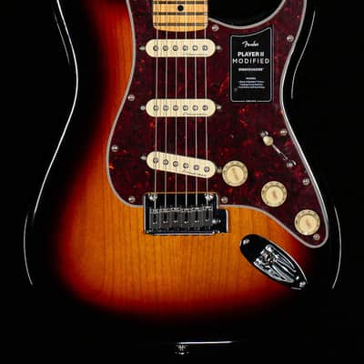 Fender Player II Modified Stratocaster Maple Fingerboard 3 Tone Sunburst (372) image 3