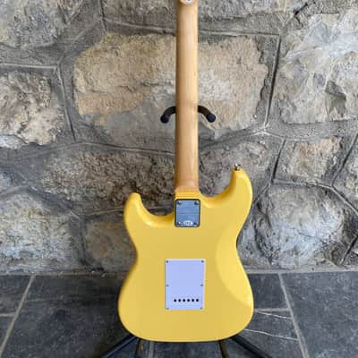Vision Stratocaster ST5 Electric Guitar Starter Kit - Yellow - NEW image 14