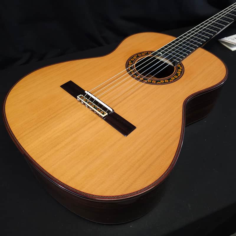 New Jose Ramirez Cedar Estudio 140 Classical Nylon String Guitar w/ Logo'd Hard Case image 1