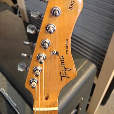 Tagima TG-530 S-Style Guitar with Techwood Fretboard 2021 - Present - Sunburst image 8