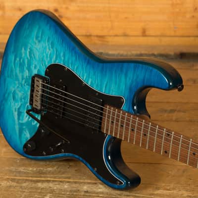 Schecter Traditional Pro - Roasted Maple - Transparent Blue Burst *B-Stock* image 5
