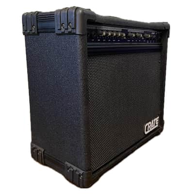 Crate GX-80 | 2-Channel, 80-Watt, 1x12" Solid State Guitar Combo, mid-90s - Black image 6