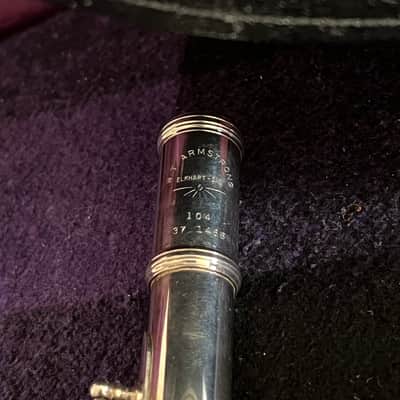 W.T. Armstrong Flute Model 104 Elkhart Indiana 1987 image 5