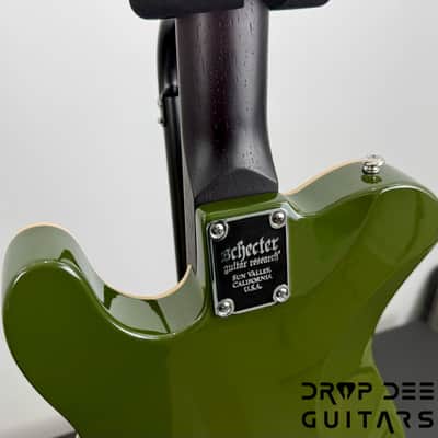 Schecter Diamond Series Jack Fowler PT Electric Guitar - Drab Green image 13