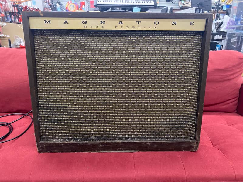 Magnatone Custom 460 2x12 + (2) 5x7 Tube Combo Amp 1962 - Fully Serviced image 1