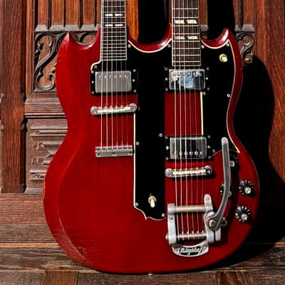 Gibson EMS-1235 Double Neck Guitar / Mandolin 1962 - 1969 - Cherry image 1