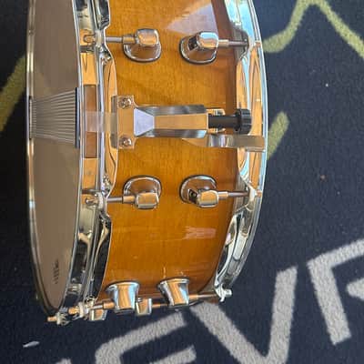 Mapex MPML0554 MPX Maple 10x5.5" Snare Drum 2014 - 2022 - Transparent Natural image 2