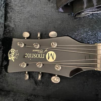 Rare & Collectable Mosrite The Ventures 55th Award Order Made Black Vibramute Tremolo OHSCBlack image 11