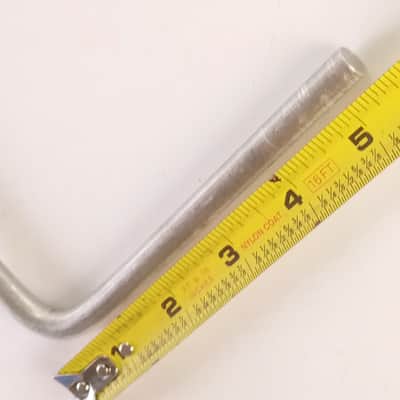 Ludwig WFL 3/8x6x13"Cymbal L-Arm Rod Aluminum Vintage40s Bass Drum Mount Holder image 3