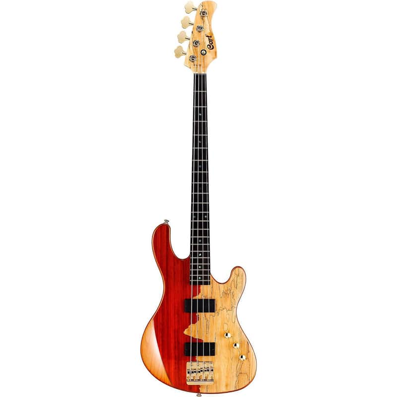 Cort Jeff Berlin Rithimic Bass Guitar - Natural Spalted Maple image 1
