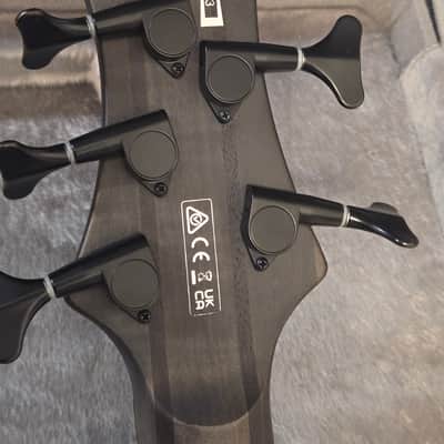Ibanez BTB805MS-TGF Bass Workshop 2022 - Present - Transparent Gray Flat image 6