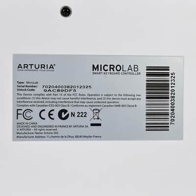 Arturia Microlab Smart MIDI Keyboard Controller image 5