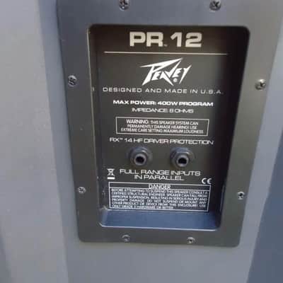 Peavey PR 12 12" 400W Passive Stage Monitor Speaker – Made in USA, Professional PA Monitors Pair for Live Sound & DJs image 3