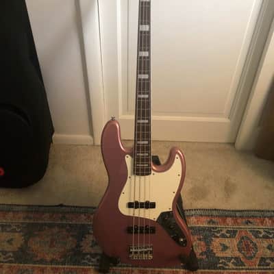 Squier Jazz bass 2022 - Burgundy Mist image 10