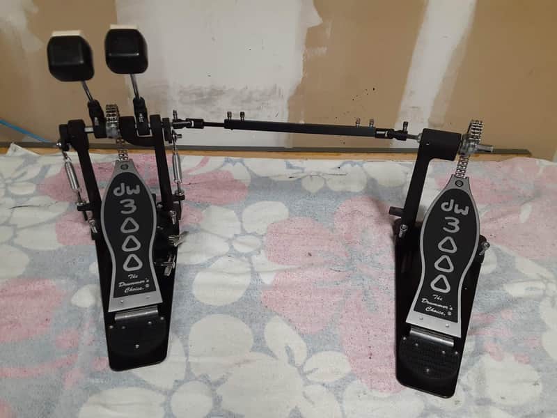 DW DWCP3002L 3000 Series Double Bass Drum Pedal 2010s - Black image 1