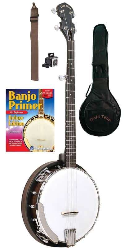 Gold Tone 5-String Bluegrass Banjo Package - CC-BG image 1
