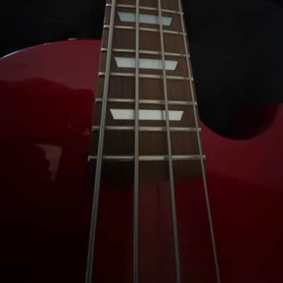 Epiphone Les Paul bass guitar nice shape image 4