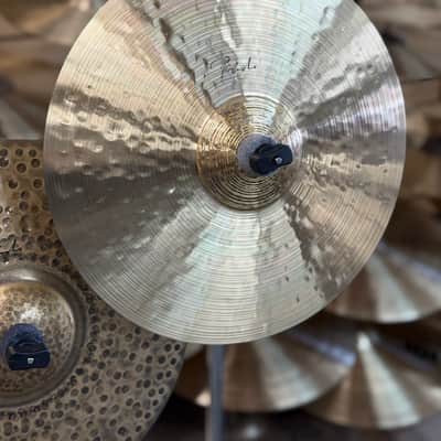 PAISTE 14" TRADITIONAL SIGNATURE MED LIGHT H-HATS 928/1228G - USED image 3