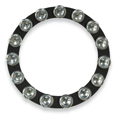 LP LP3814BGA 14-Inch Tambo-Ring - Black Sand with Galvanized Steel Jingles image 2