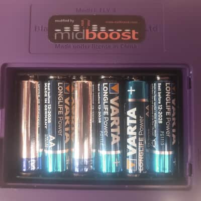 Hand-modified Blackstar Fly 3W purple guitar amplifier combo with vari-speed chorus image 7
