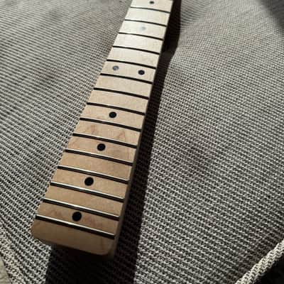 Musikraft Tele Neck - Rock Maple - 9.5” Radius - ‘51 U Profile - Bone Nut - Kluson Deluxe Locking Tuners image 3