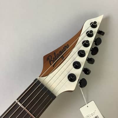 Balaguer Guitars Diablo Standard with Hipshot Hardtail Bridge - Satin Trans White image 4