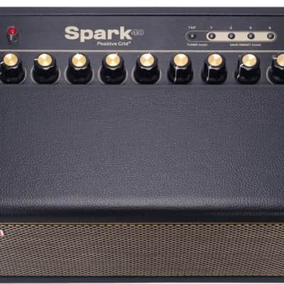 Positive Grid Spark Combo Practice Guitar Amplifier, 40W, Black image 2