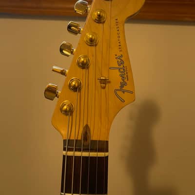 Fender American Double Fat Stratocaster Hardtail with Rosewood Fretboard 2003 - Black image 6