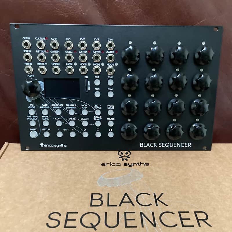 Erica Synths Black Sequencer Eurorack Module- Authorized Dealer -Demo with Full Warranty image 1