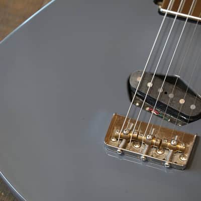 2017 Dean Gordon Guitars Mirus Flat Top Electric Guitar Gray SH + Gig Bag (6435) image 6