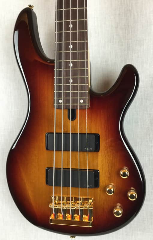 Yamaha BBG5S 5 String Bass Sunburst image 1