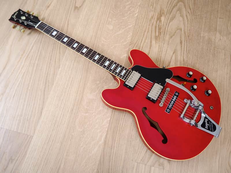 1990 Greco SA-75 Vintage Semi-Hollowbody ES-335 Guitar Cherry | Reverb