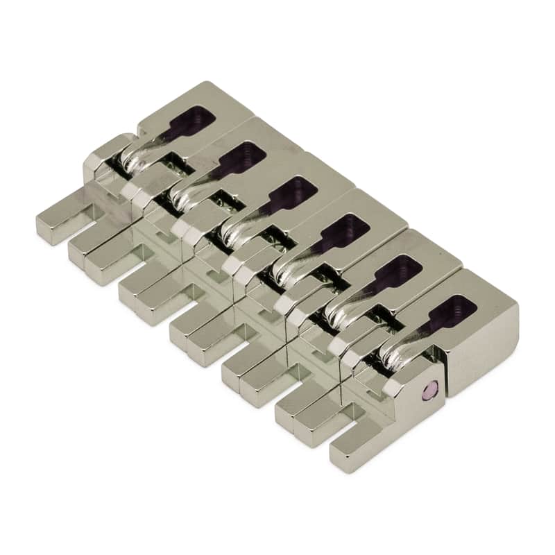 Authentic Floyd Rose Original Saddle Set (6) - Nickel image 1