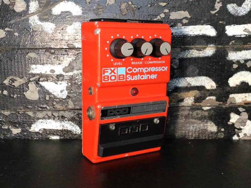 DOD Compressor Sustainer FX80B 1985 - 1996 - Red image 1