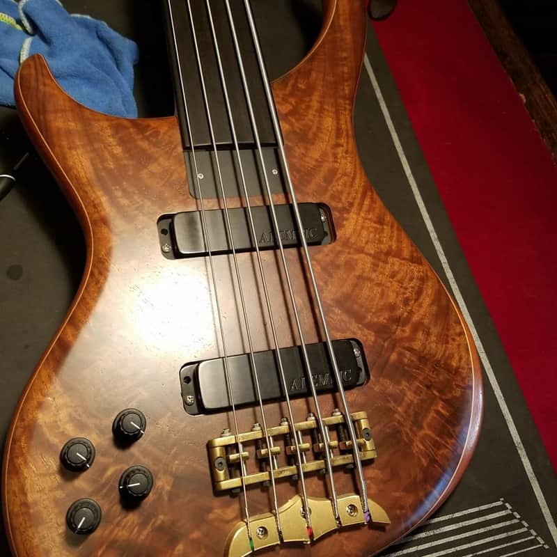 Alembic Orion 1997 Natural / Fretless / Lefty image 1