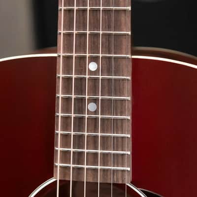 Gibson J-45 Special Acoustic/Electric Guitar - Satin Wine Red with Gig Bag image 9