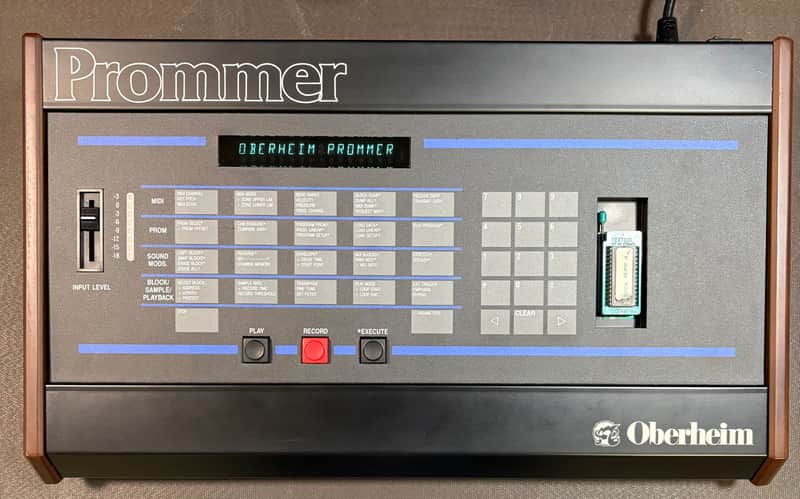 Oberheim PROMMER Prommer with clean 27C64 EPROMS! Mid 80’s - Blue image 1
