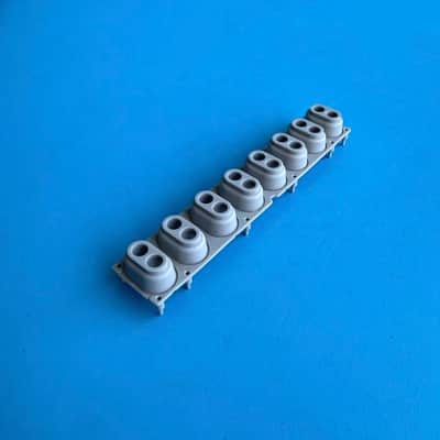 CASIO Wk-110 WK-200 WK-220 WK-6500 Part: 8-Key Rubber Conductive Pad Strip image 3