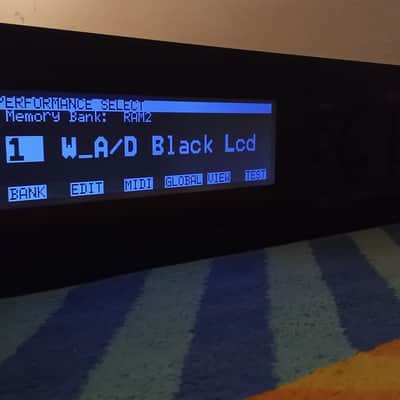 New black display for Korg Wavestation A/D image 2