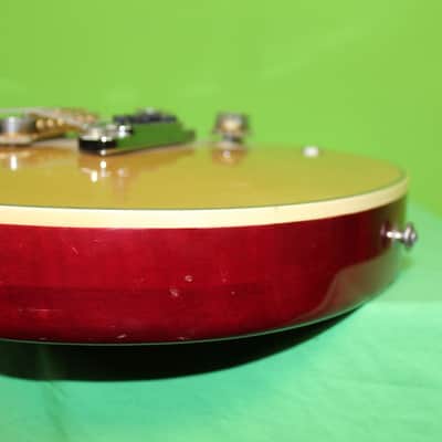Yamaha SG 1000 (1979/80) – Cherry Sunburst Refinish – Custom Scalloped Fretboard image 15