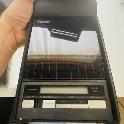 Vintage Toshiba XR-P9 CD player 1986 mint in original box w/accessories image 8
