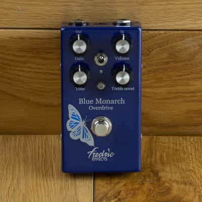 Reverb.com listing, price, conditions, and images for fredric-effects-blue-monarch