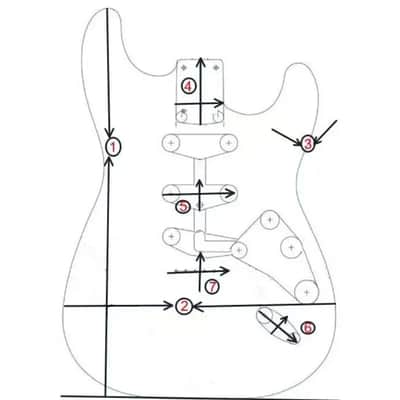 Black Basswood Solid Guitar Single Cutaway Body image 10