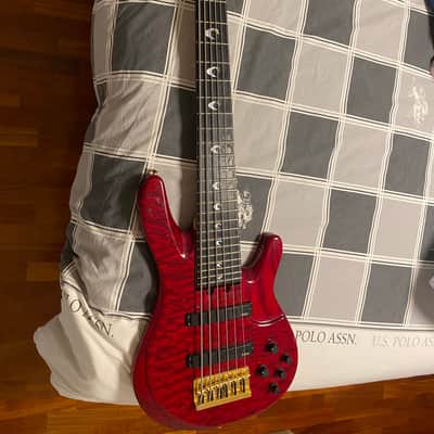Yamaha TRB-JP2 John Patitucci Signature 6-String Bass 2010s - Transparent Amber image 2