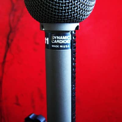 Vintage 1980's Electro-Voice PL11 / RE11 Supercardioid Dynamic Microphone Low Z w mic clip RE10 RE15 RE16 image 9
