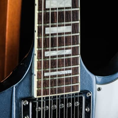 2015 Gibson Firebird VII Reissue Triple Humbuckers blue mist image 5